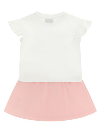 'Moschino Teddy Bear' t-shirt + skirt set #