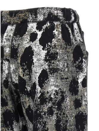 Брюки R13 Metallized print joggers (R13WK329001CESILVERLEOPARDONBLACK) #