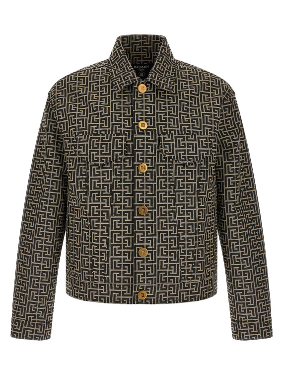 Jacquard monogram jacket #1