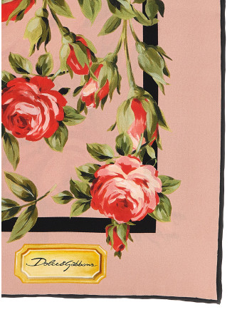 'Bouquet Rose' scarf #