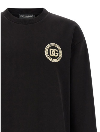 'DG' patch sweatshirt #