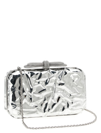 'Double Bow Wrapped Mirror' clutch #