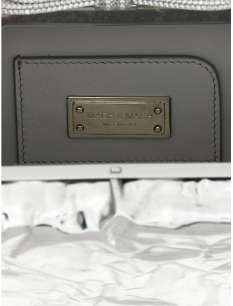 'Double Bow Wrapped Mirror' clutch #