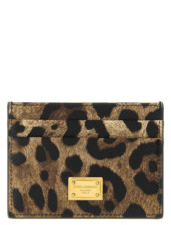 Animal print card holder