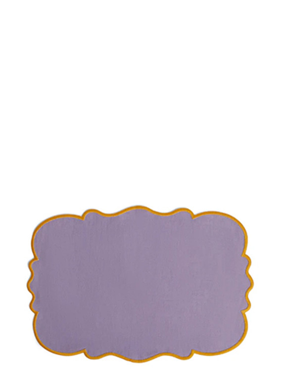 Set of 2 placemats with scalloped edge #1