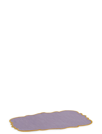 Set of 2 placemats with scalloped edge #