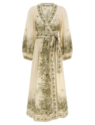 'Wanderlust Wrap Midi' dress