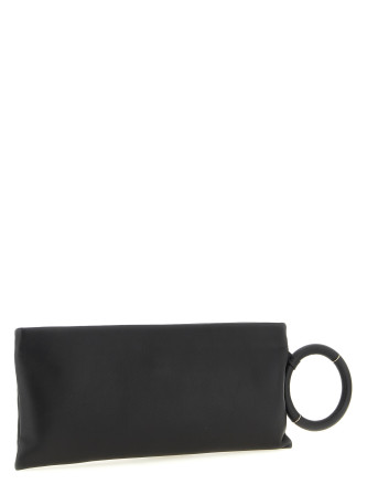 Nappa leather clutch #
