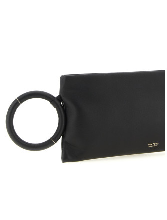 Nappa leather clutch #