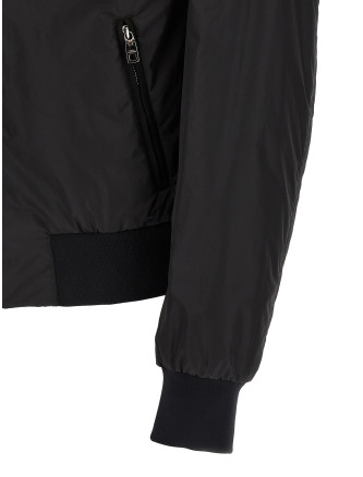 'DG' patch bomber jacket #