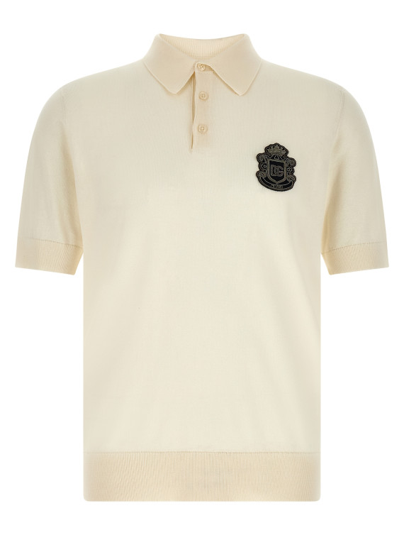 'DG' patch polo shirt #1