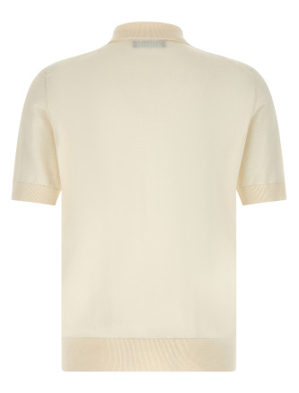 'DG' patch polo shirt #