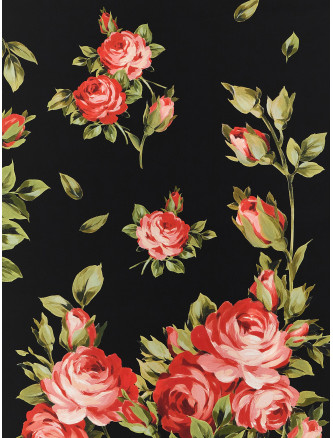 'Bouquet Rose' scarf #