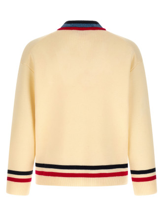 Logo embroidery sweater #