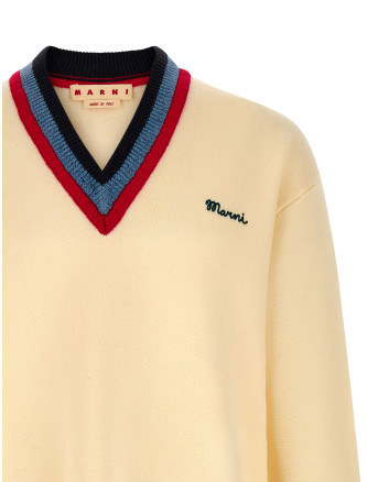 Logo embroidery sweater #