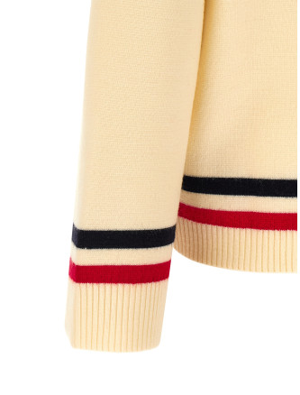 Logo embroidery sweater #