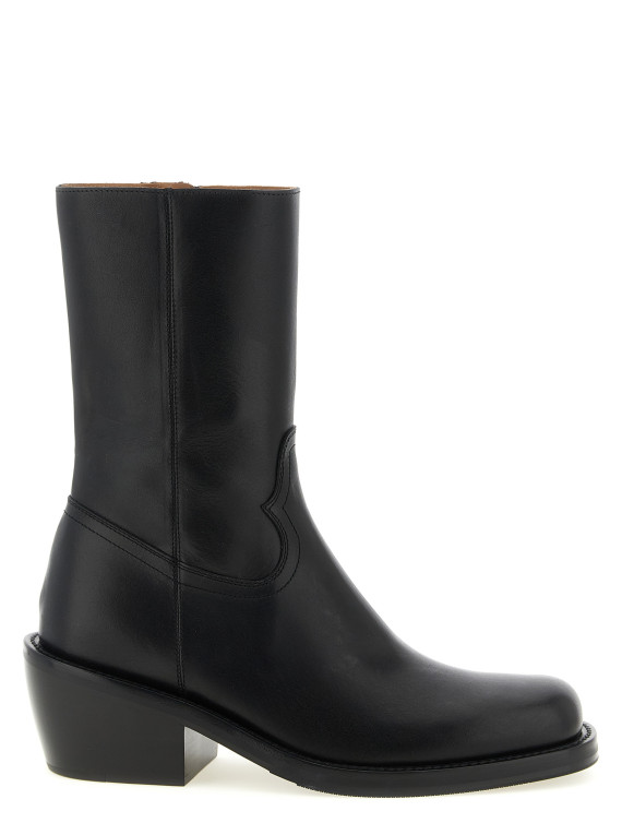 Leather ankle boots #1