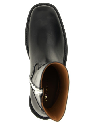 Leather ankle boots #