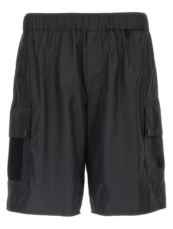 Бермуды, шорты MONCLER Ripstop bermuda shorts (L10912B00003598AS999) #1