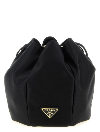 Сумка на плечо PRADA Satin mini bucket bag