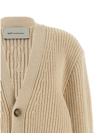 Свитер, кардиган AMI PARIS 'College' (UKC383KN0161136) #