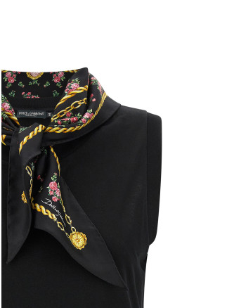 T-shirt with scarf #