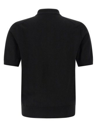 Heraldic patch polo shirt #