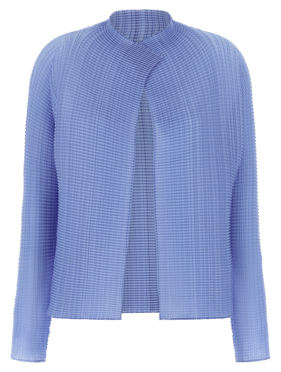 'Wooly Pleats-66' cardigan #1