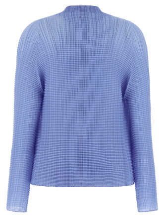 'Wooly Pleats-66' cardigan #