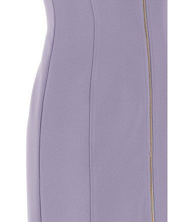 Heart-shaped neckline dress #