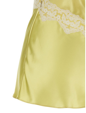 Satin and lace top #