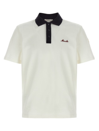 Поло MONCLER Logo embroidery polo shirt