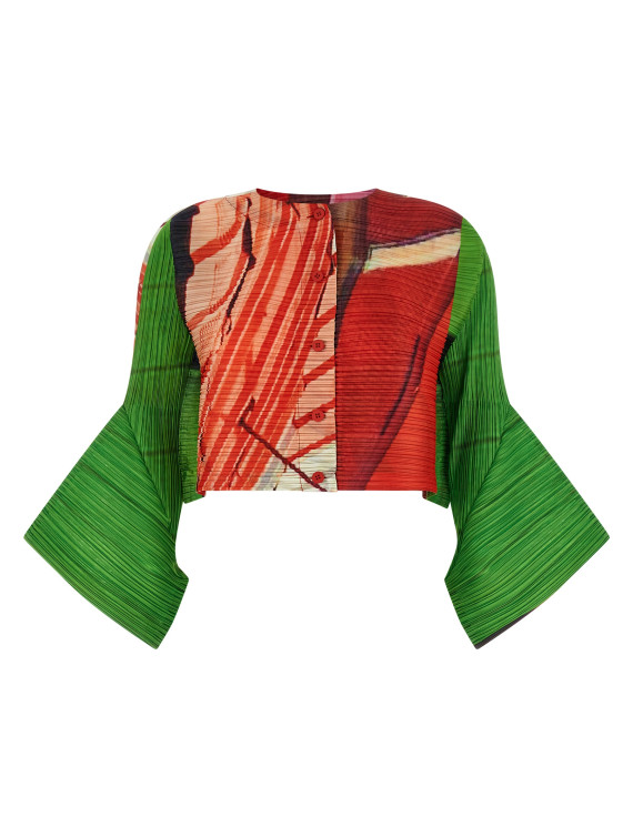 'City Collage' cardigan #1