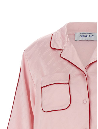 'Jacquard Satin New Roxy Pajama' shirt #