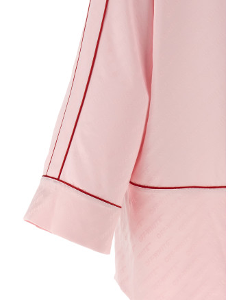'Jacquard Satin New Roxy Pajama' shirt #