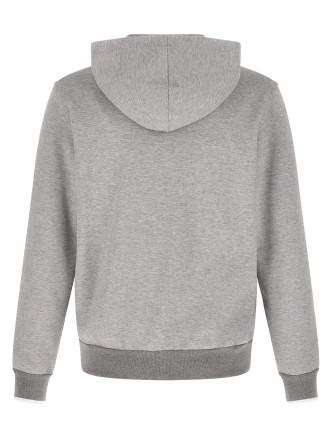 Piquet cotton hoodie #