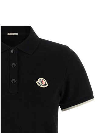 Logo patch polo shirt #
