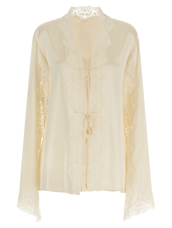 Satin and lace shirt #1