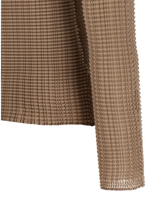 'Wooly Pleats-66' blouse #