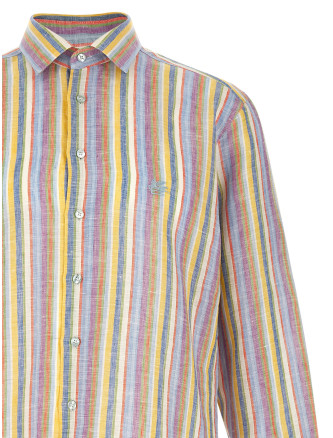 Striped linen shirt #