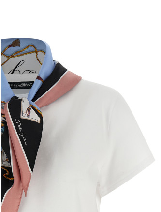 T-shirt with scarf #