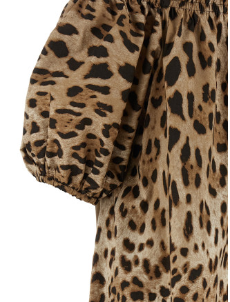 Animal print cotton top #