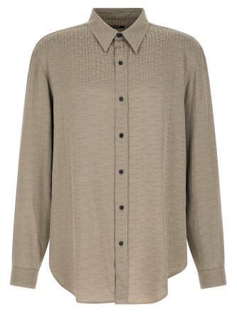 Jacquard monogram shirt