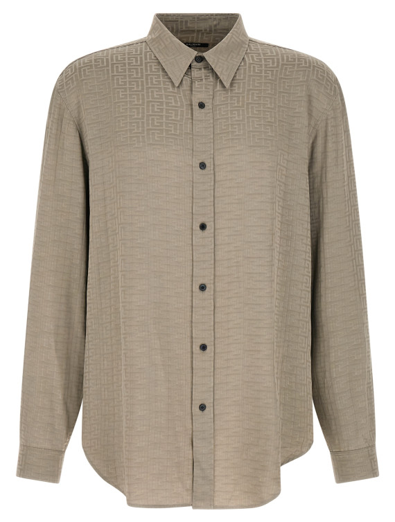 Jacquard monogram shirt #1