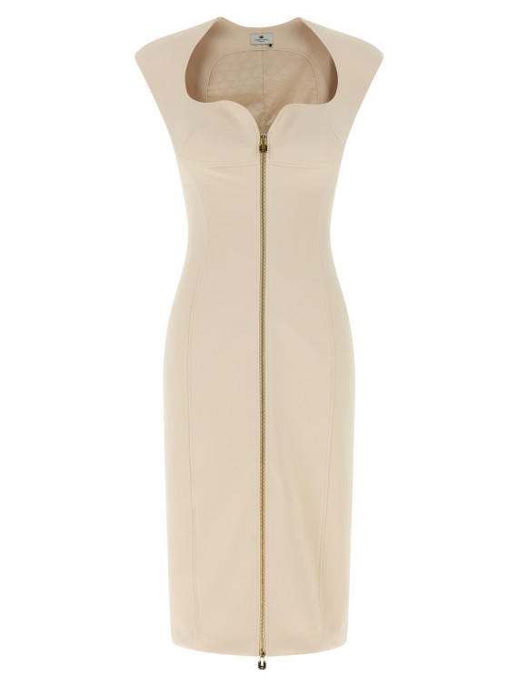 Heart-shaped neckline dress #1