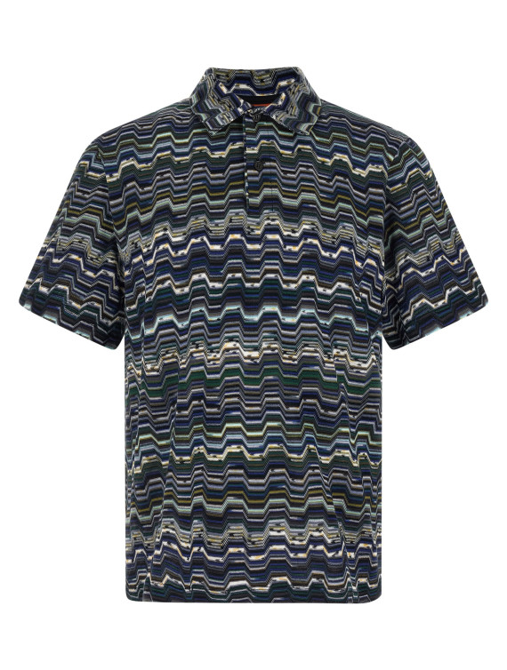 Zigzag polo shirt #1