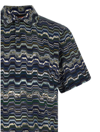 Zigzag polo shirt #