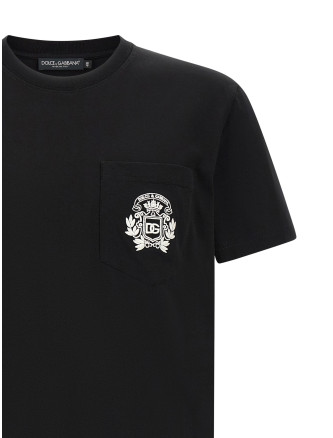 'DG' embroidered T-shirt #