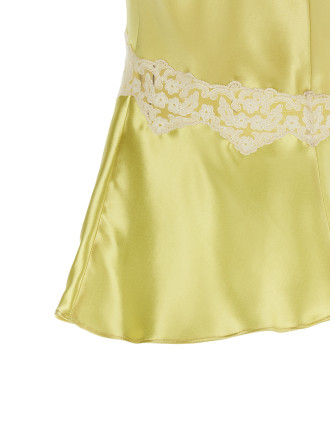 Satin and lace top #