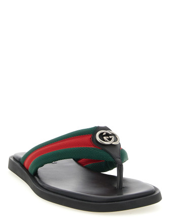 'Incrocio GG' sandals #
